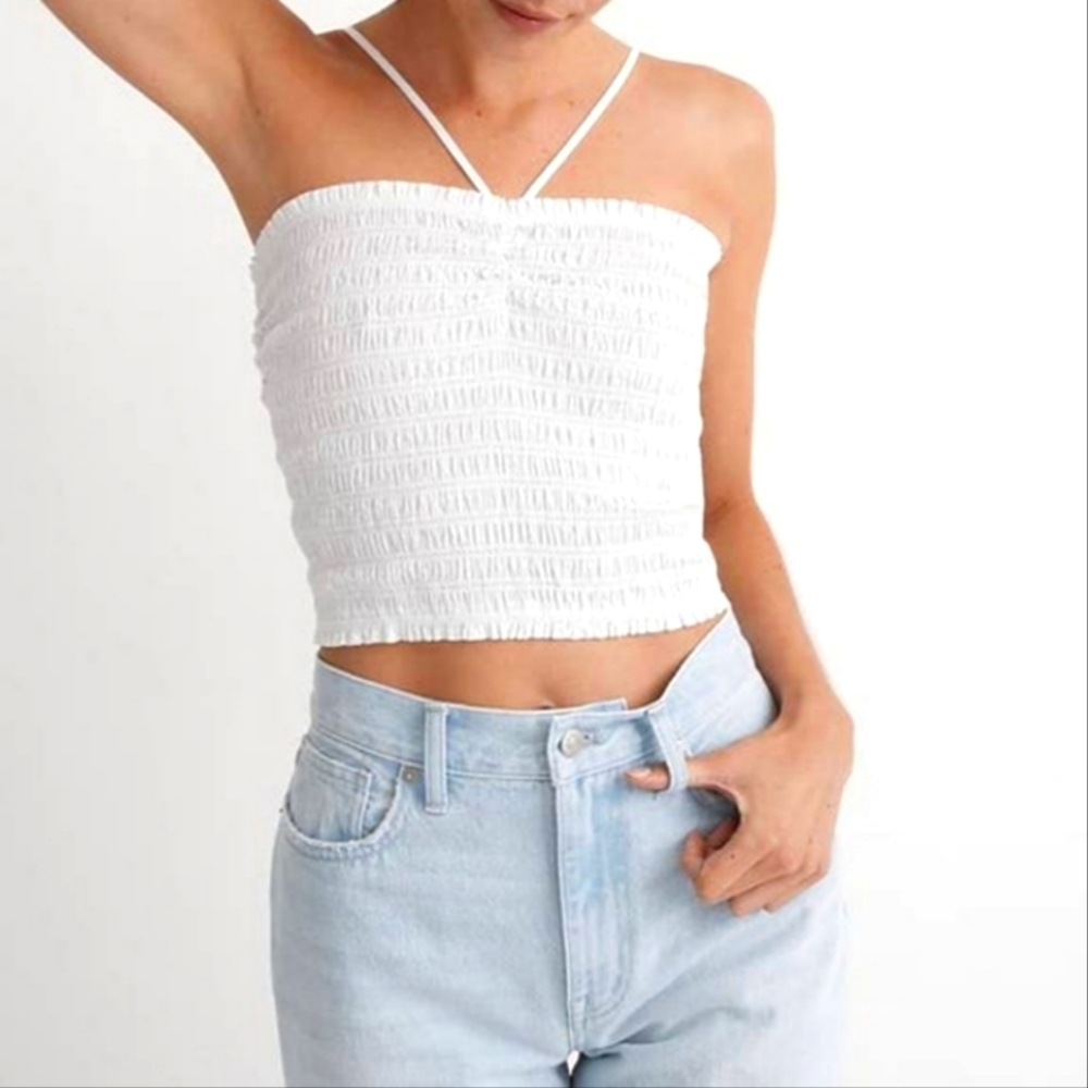 Madewell Women's Size Medium Lexi Crinkle Top